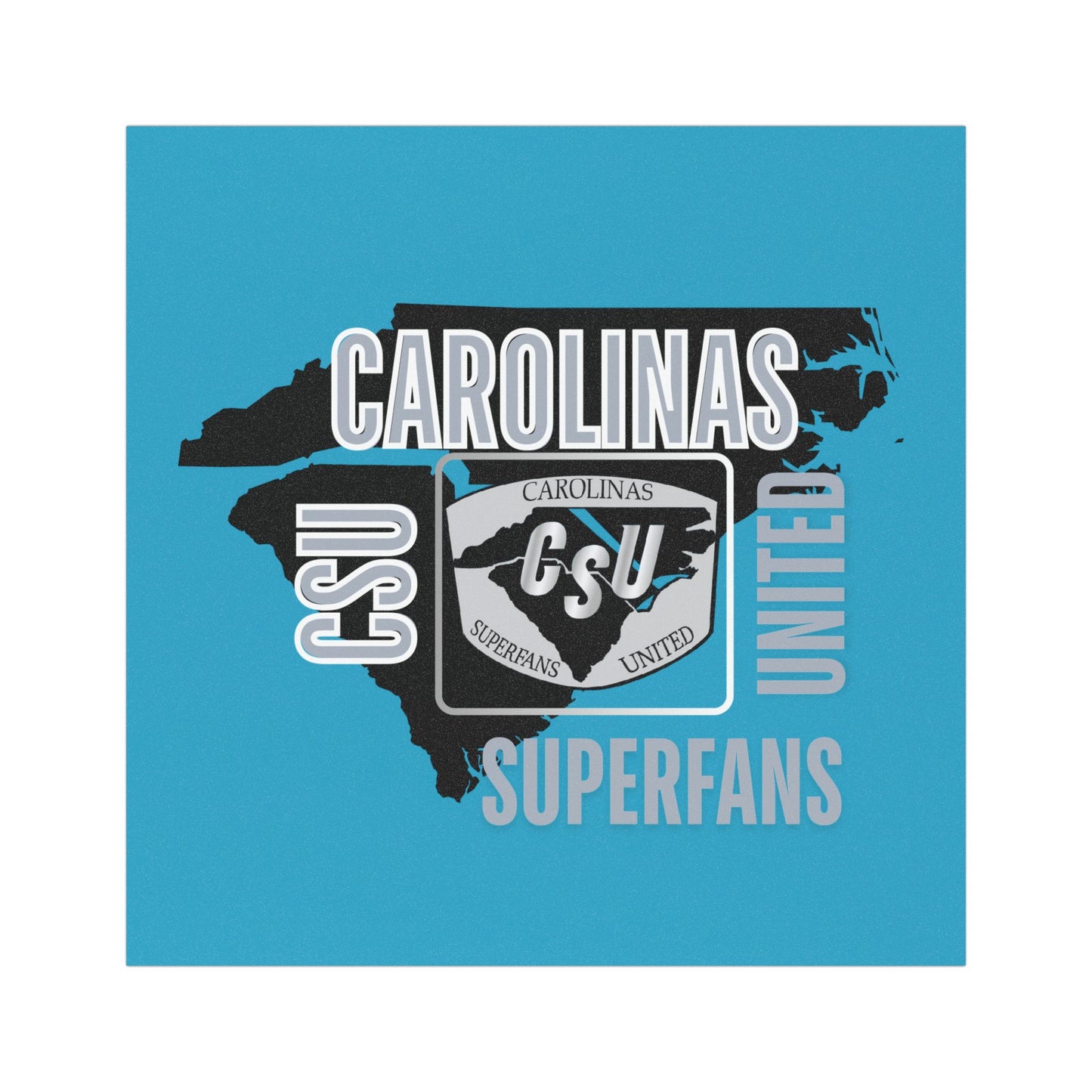 Carolina Superfans Car Magnet