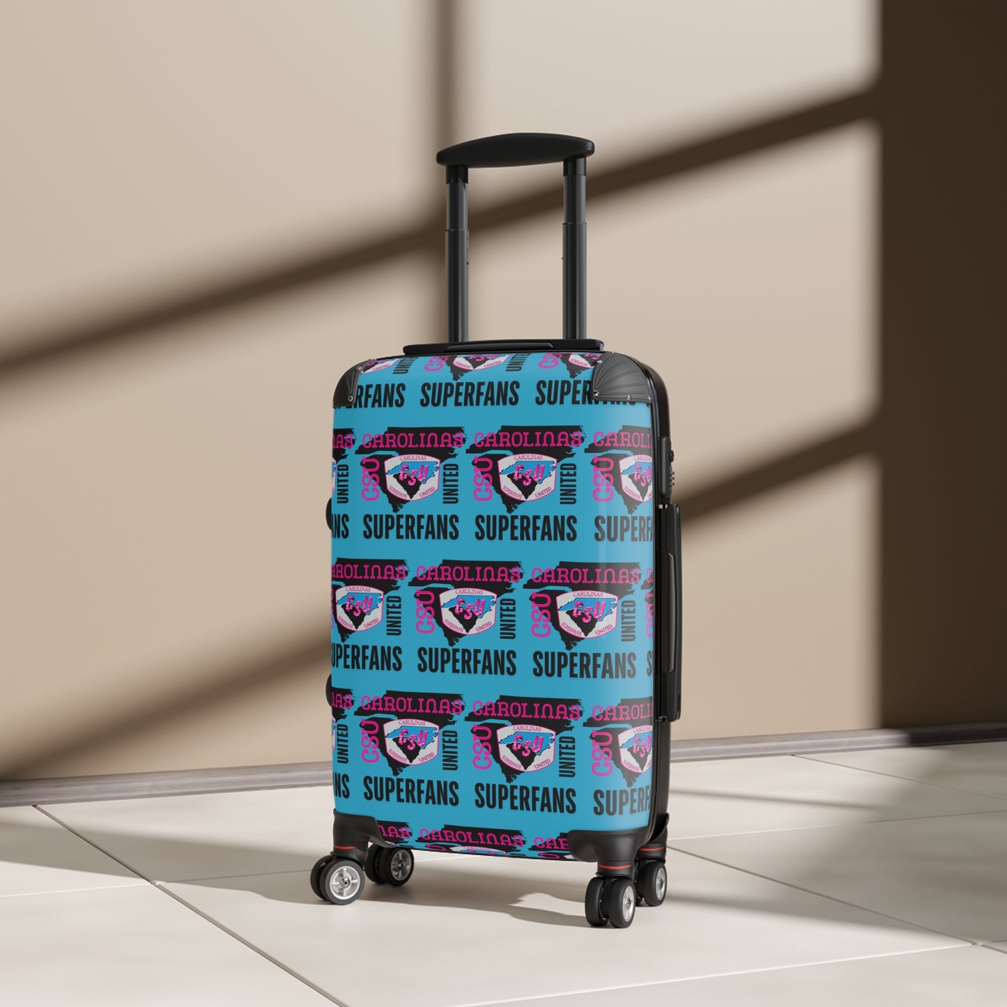 Carolina Superfans Luggage - Blue