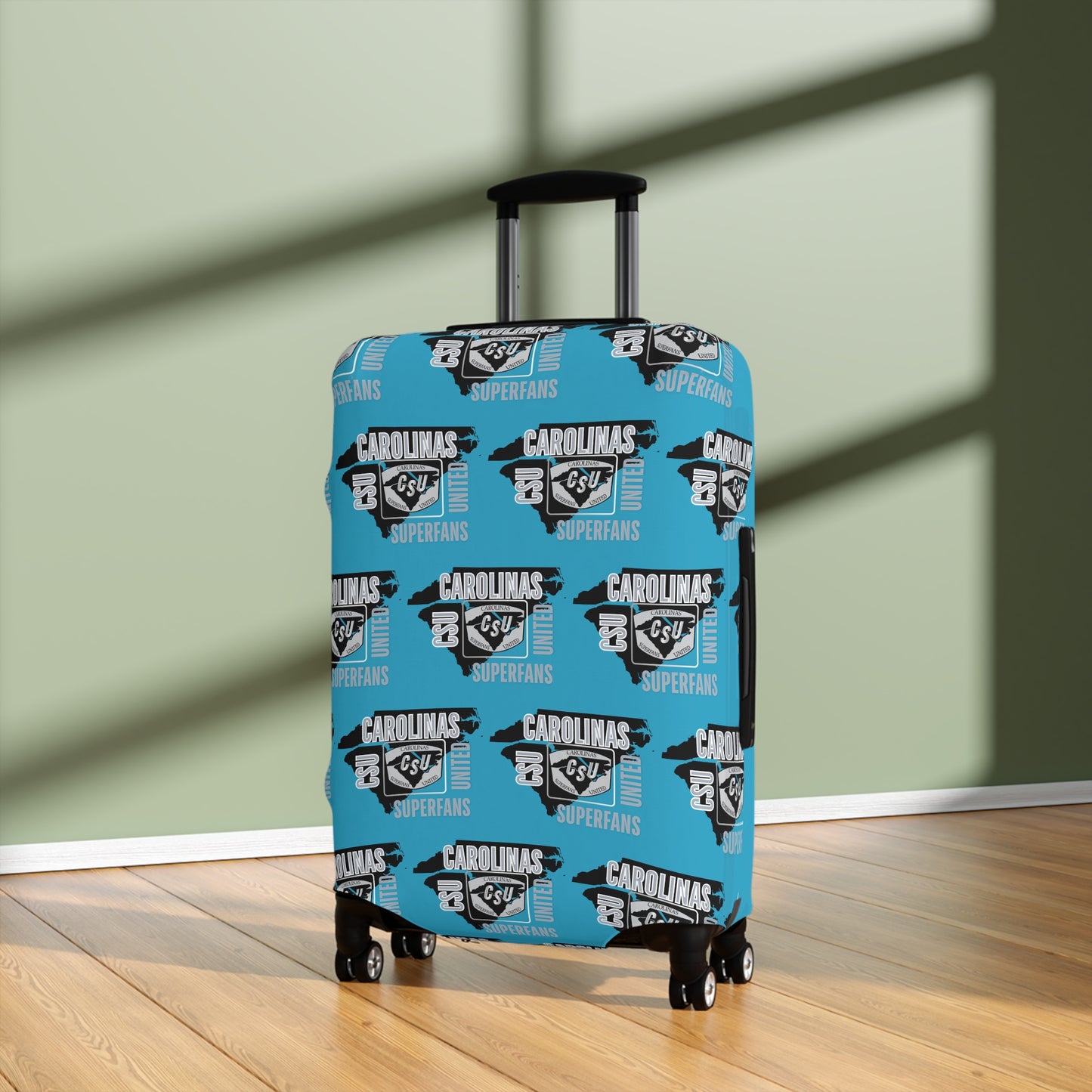 Carolina Superfans Luggage Cover ONLY