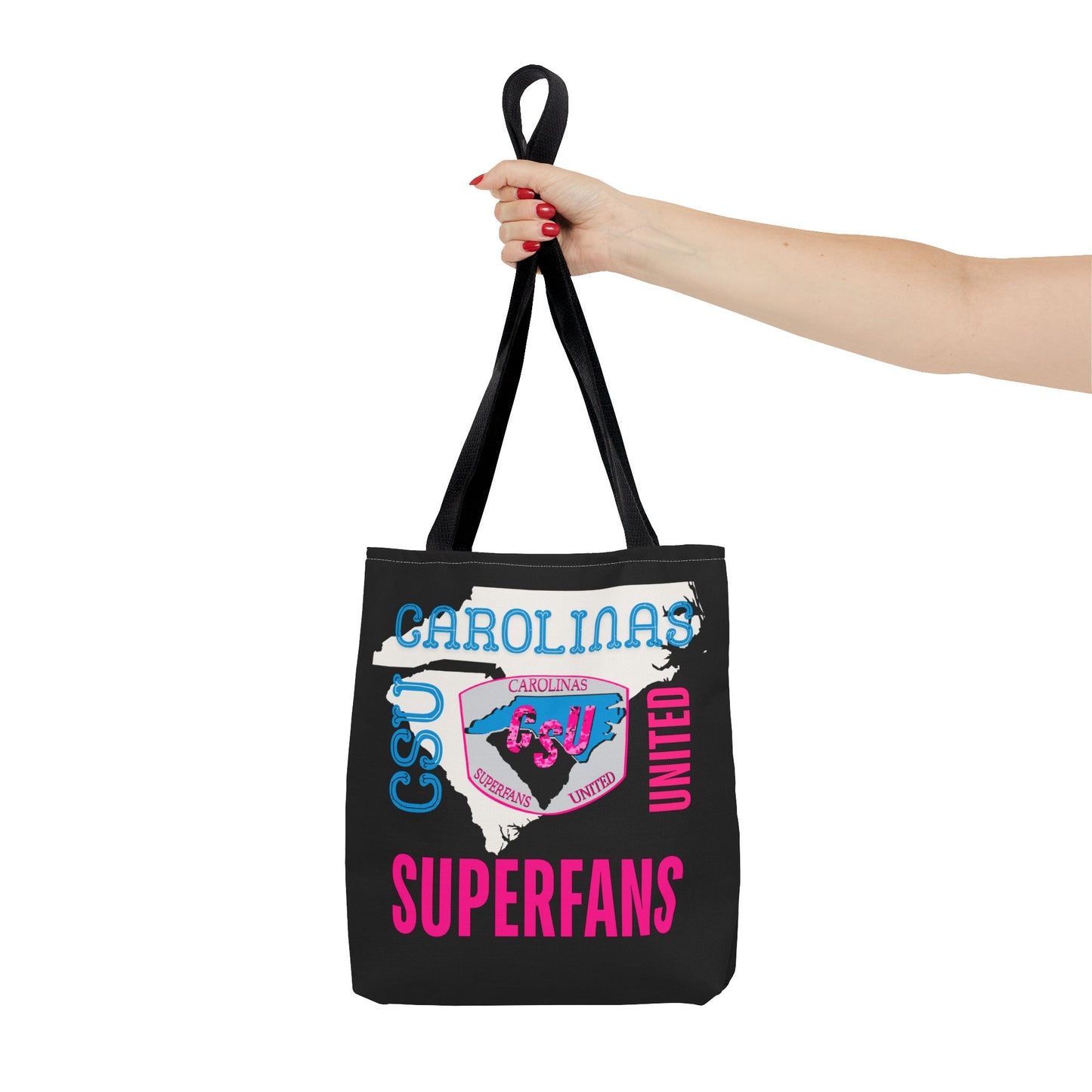 Carolina Superfans Tote Bag - Black