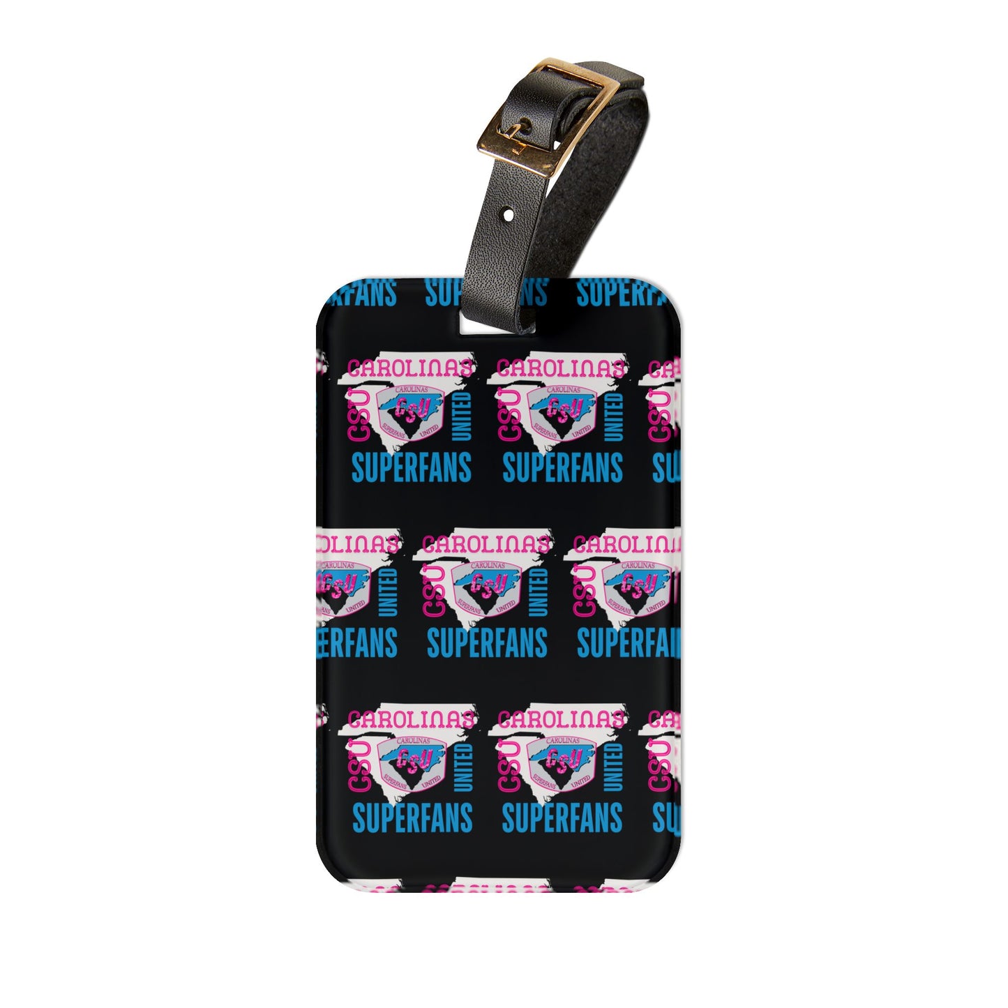 Carolina Superfans Luggage Tag - Black