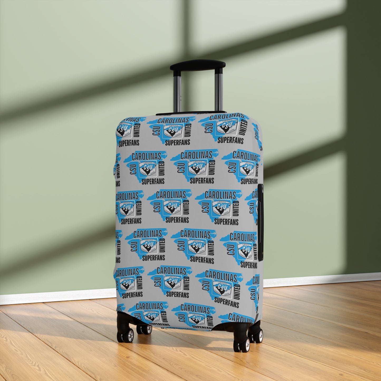 Carolina Superfans Luggage Cover ONLY