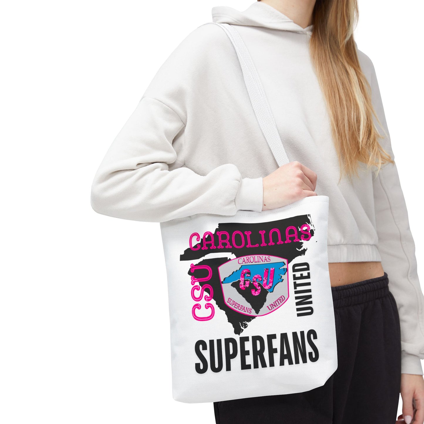 Carolina Superfans Tote Bag - White