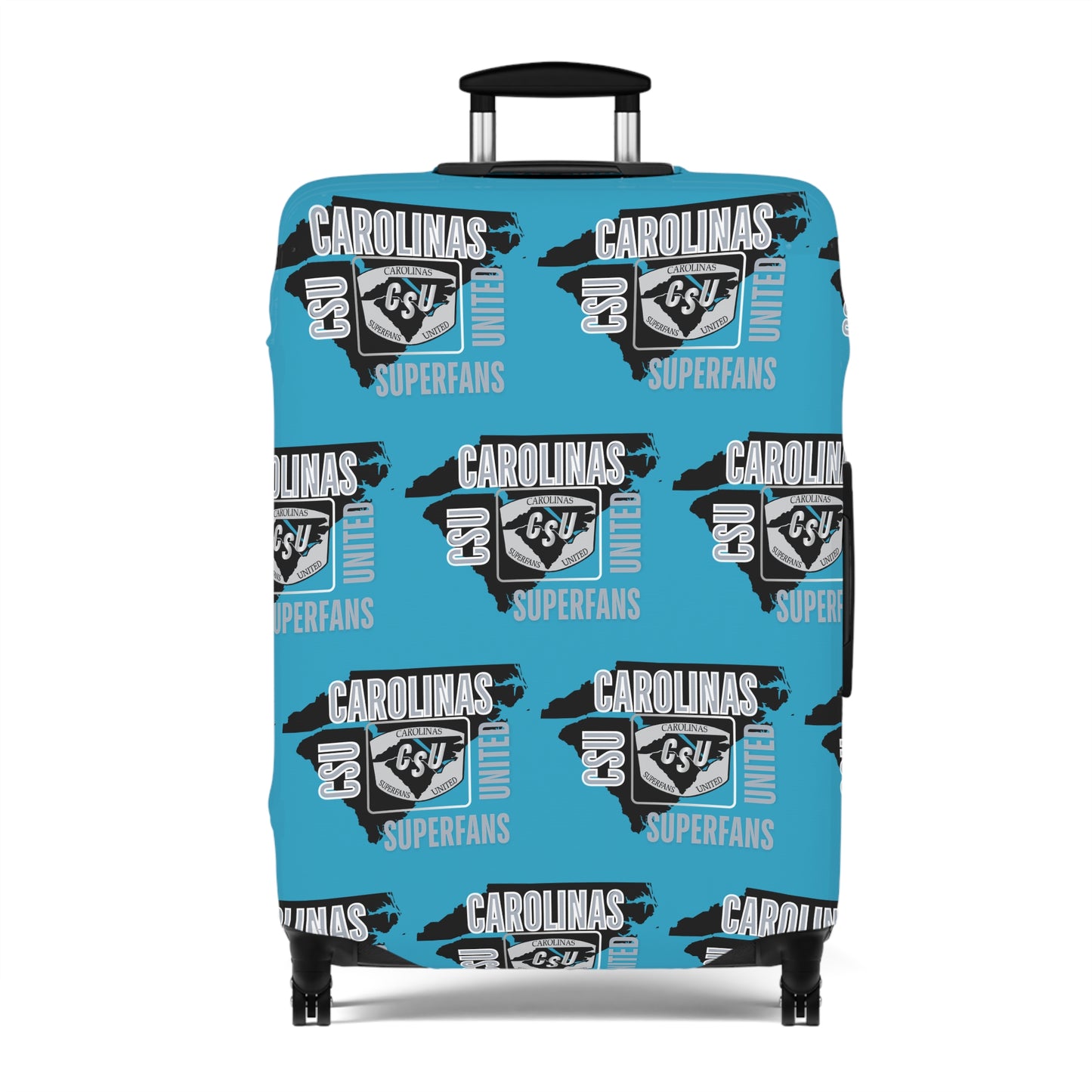 Carolina Superfans Luggage Cover ONLY