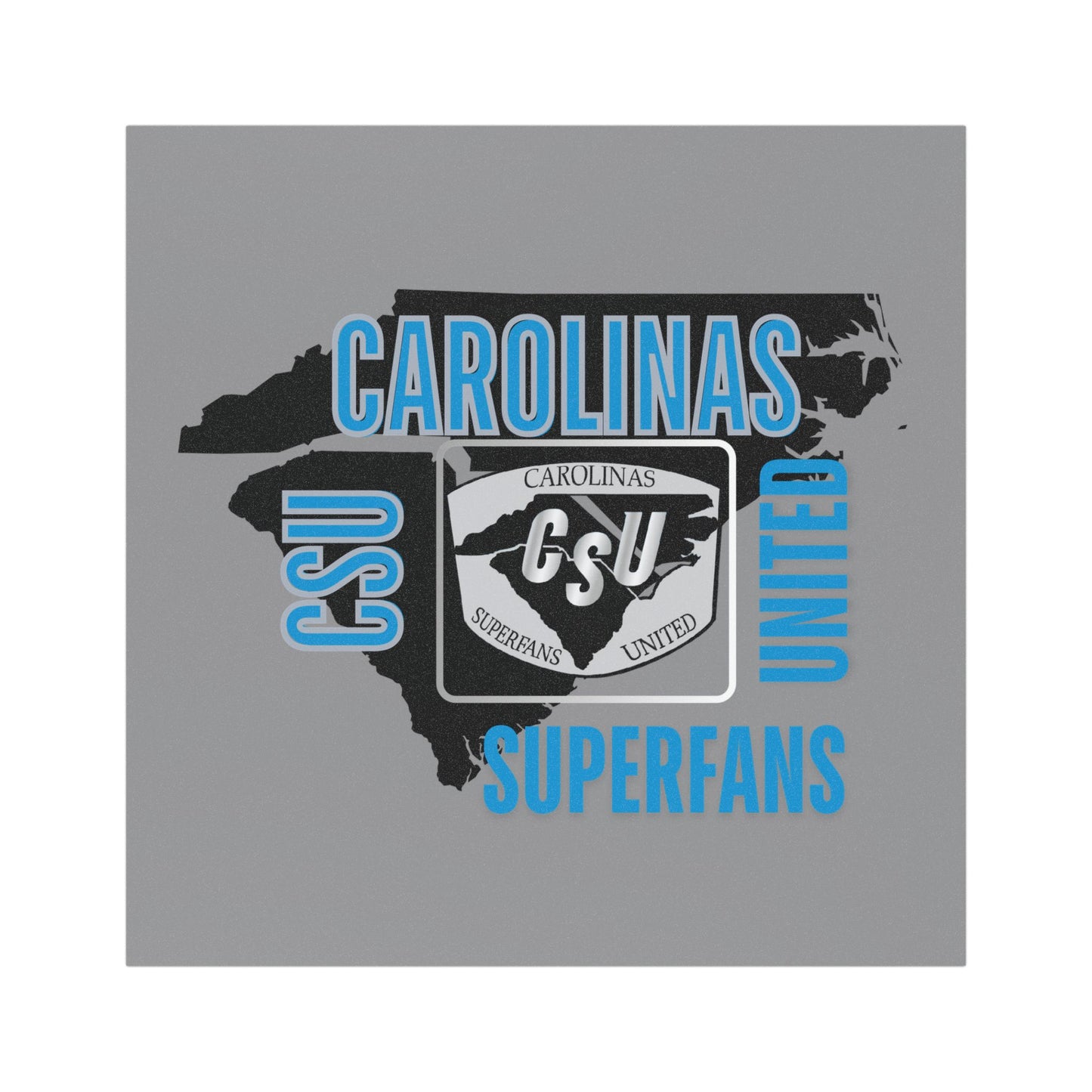 Carolina Superfans Car Magnet