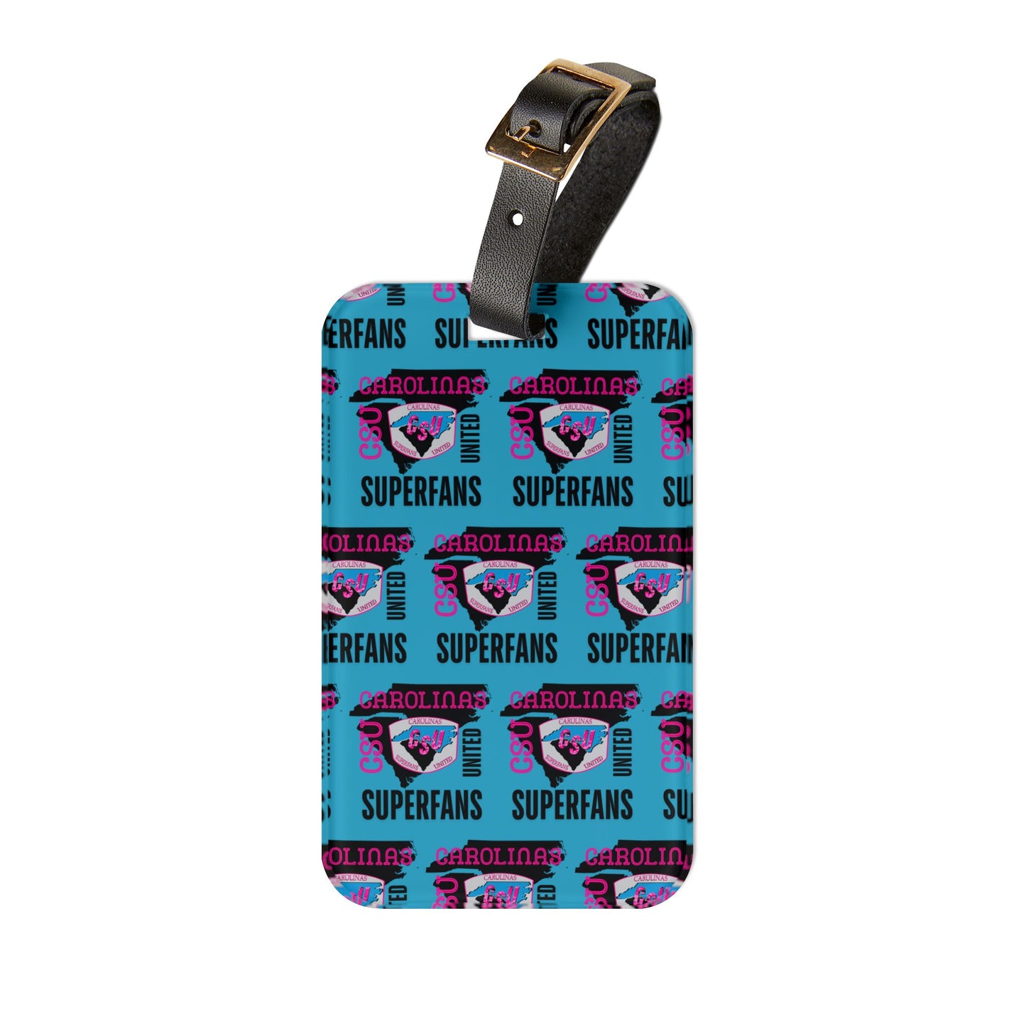 Carolina Superfans Luggage Tag - Blue