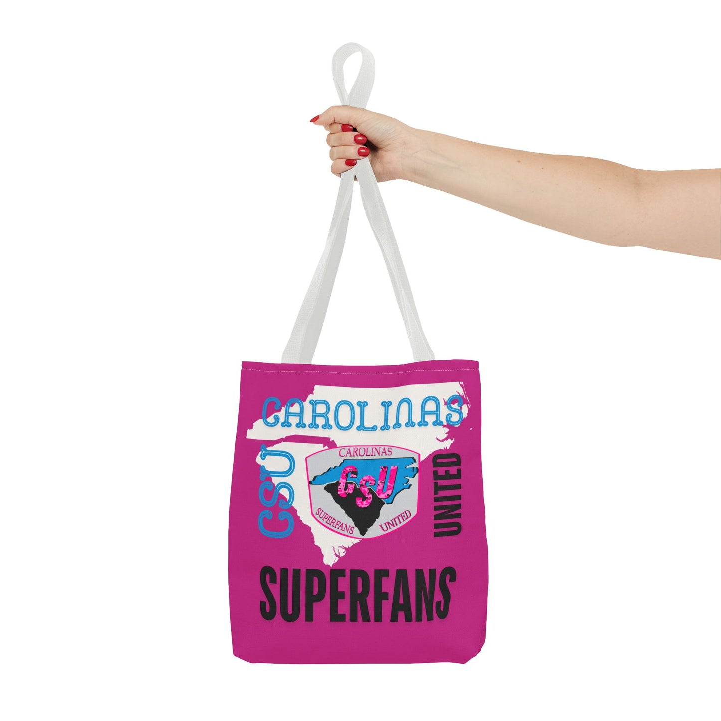 Carolina Superfans Tote Bag - Pink