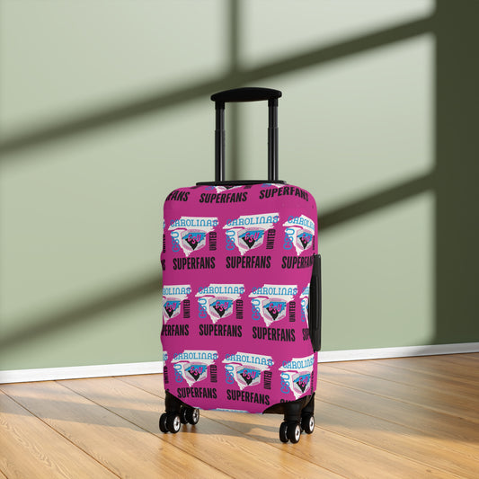 Carolina Superfans Luggage Cover ONLY - Pink