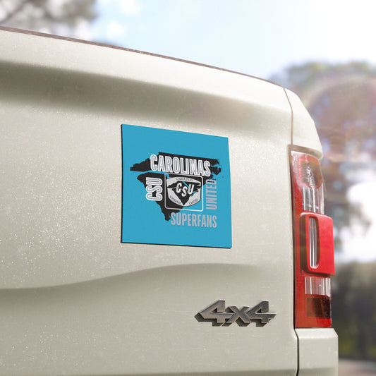 Carolina Superfans Car Magnet