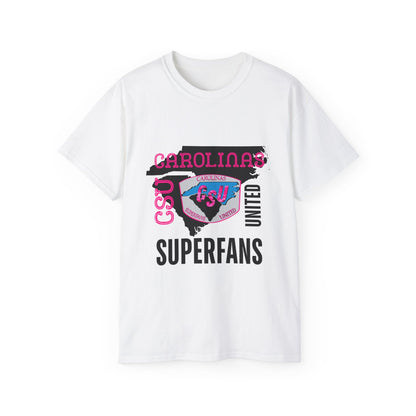 Carolina Superfans Unisex Tee - Blue or White