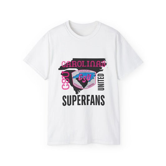 Carolina Superfans Unisex Tee - Blue or White