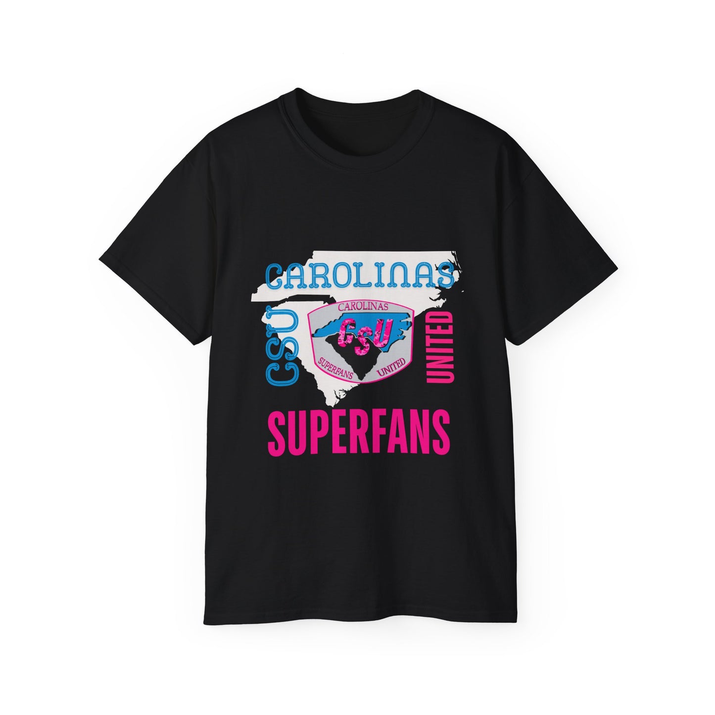 Carolina Superfans Unisex Tee - Black