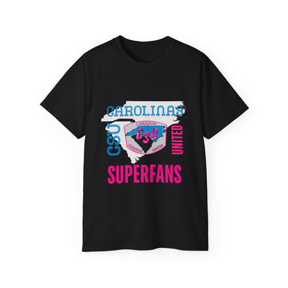 Carolina Superfans Unisex Tee - Black