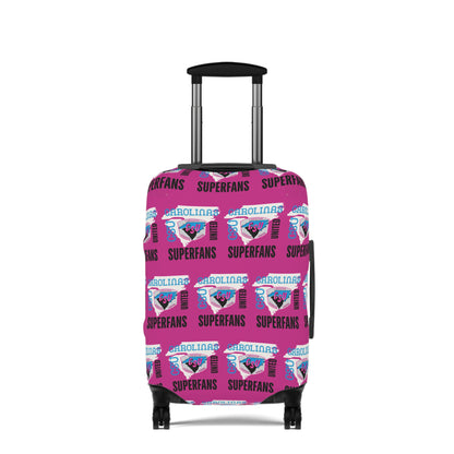 Carolina Superfans Luggage Cover ONLY - Pink