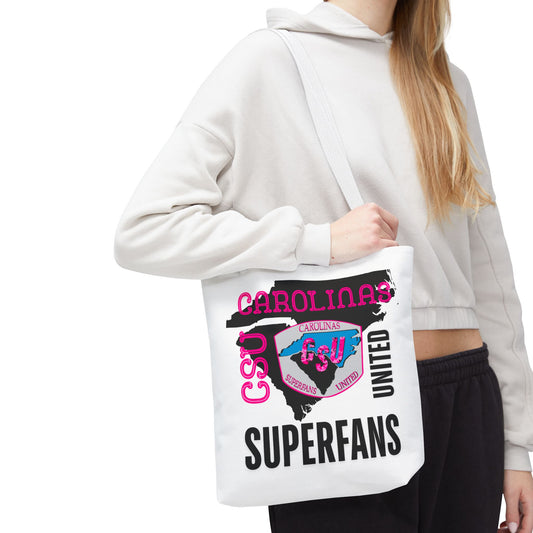 Carolina Superfans Tote Bag - White