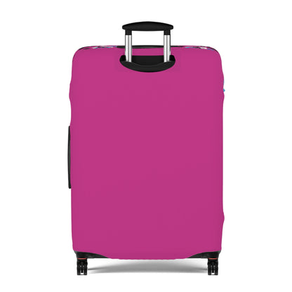 Carolina Superfans Luggage Cover ONLY - Pink