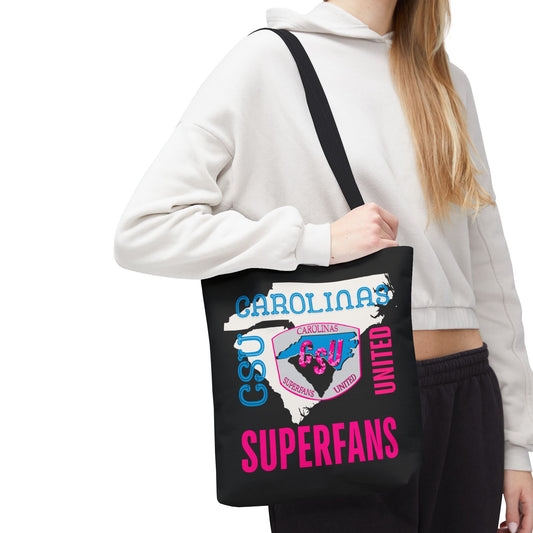 Carolina Superfans Tote Bag - Black