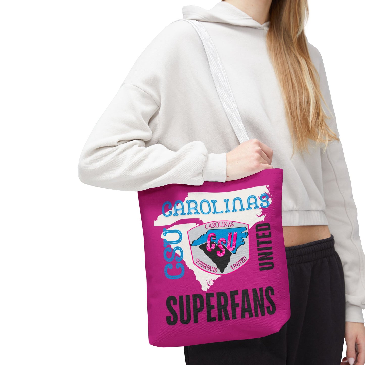 Carolina Superfans Tote Bag - Pink