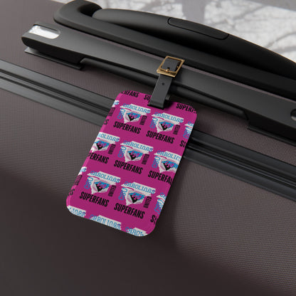 Carolina Superfans Luggage Tag - Pink